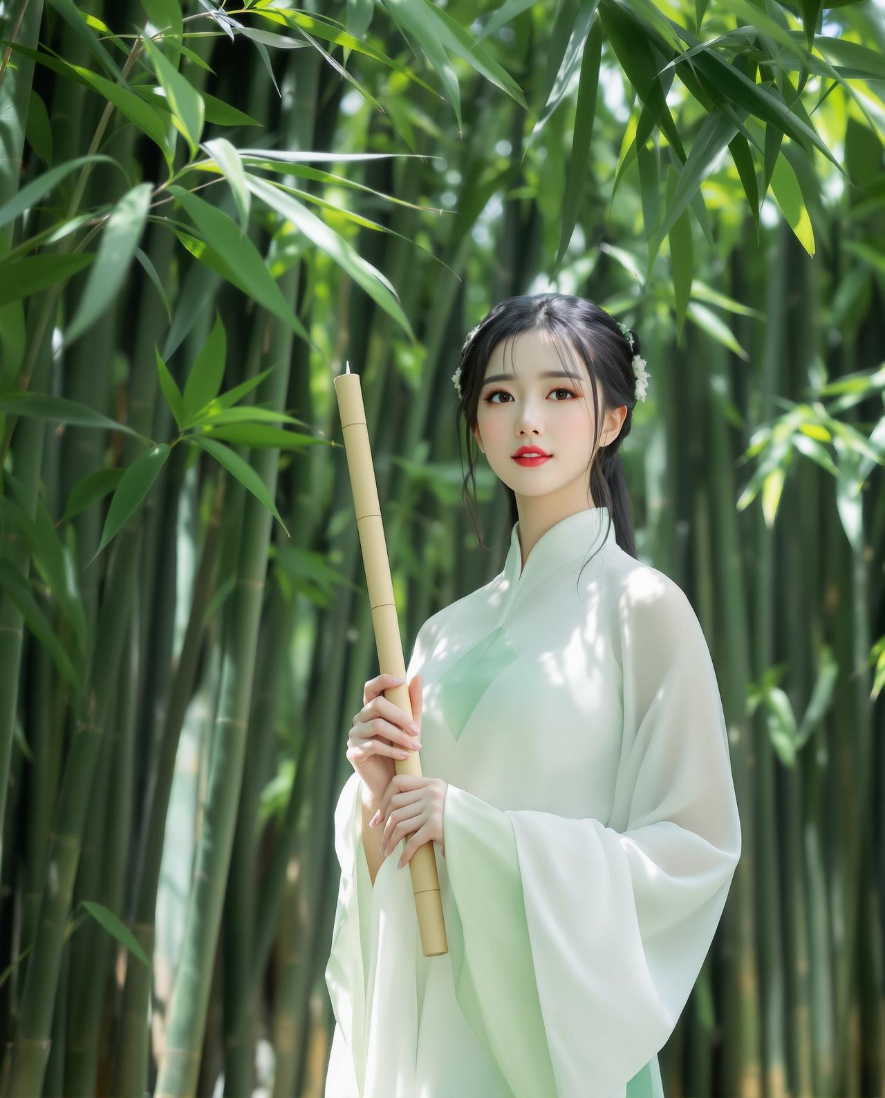 写真集-国产写真-国产写真 - 竹林深处的清新少女